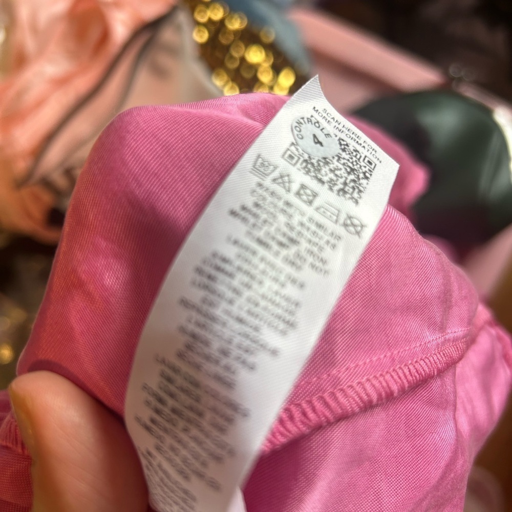NWOT Topshop Bright Pink Chemise - Picture 5 of 9